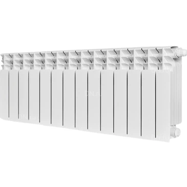 Радиатор биметаллический STOUT Titan Ventil 500 SRB-3320-050014, 570х1120мм, теплоотдача – 2772Вт, подключение - нижнее правое, цвет - белый RAL 9016