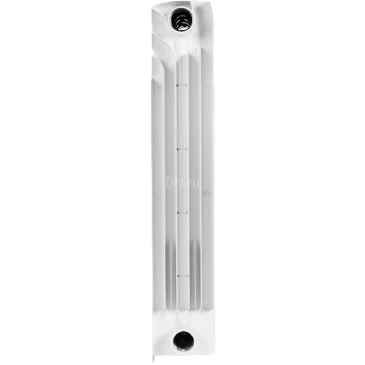 Радиатор биметаллический STOUT Titan 500 SRB-3310-050006, 570х480мм, теплоотдача - 1188Вт, подключение - боковое, цвет - белый RAL 9016