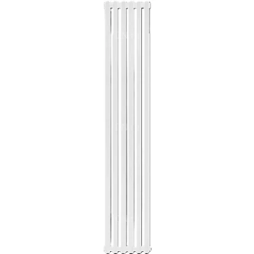 Радиатор алюминиевый STOUT Tonale 1800 SRA-2120-180006, 1834х300мм, теплоотдача - 1950Вт, подключение - универсальное, материал - алюминий, цвет - белый RAL 9010