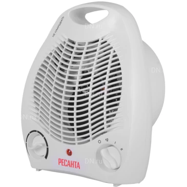 Тепловентилятор Ресанта ТВС-2000 электрический, спиральный, мощность - 2кВт, степень защиты - IP20