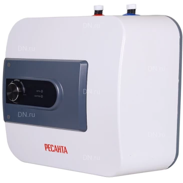 Водонагреватель электрический накопительный Ресанта ВН-15В, 15л, мощность - 1.5кВт, плоский