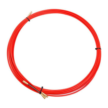 Протяжка кабельная REXANT 10 м стеклопруток, диаметр - 3.5 мм, в бухте, цвет - красный