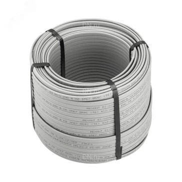 Кабель нагревательный REXANT SRL16-2, саморегулирующийся, тепловая мощность -16Вт/м, длина - 100м, цвет - серый, 220В