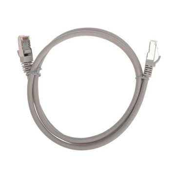Патч-корд REXANT F/UTP 26AWG длина кабеля - 1 м, категория - 6, тип разъема - RJ-45, материал оболочки - LSZH, цвет - cерый