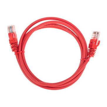 Патч-корд REXANT U/UTP 26AWG длина кабеля - 1.5 м, категория - 5E, тип разъема - RJ-45, материал оболочки - LSZH, цвет - красный