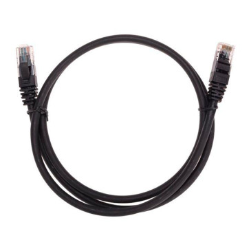 Патч-корд REXANT U/UTP 26AWG длина кабеля - 1 м, категория - 6, тип разъема - RJ-45, материал оболочки - LSZH, цвет - черный