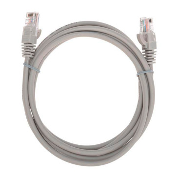 Патч-корд REXANT U/UTP 26AWG длина кабеля - 2 м, категория - 5E, тип разъема - RJ-45, материал оболочки - LSZH, цвет - серый