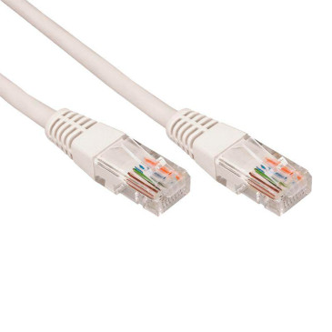 Патч-корд REXANT UTP литой, длина кабеля - 2 м, категория - 5E, тип разъема - RJ-45, материал оболочки - ПВХ, цвет - серый