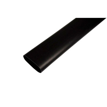 Трубка термоусадочная REXANT СТТК Дн75/22 L=1 м среднестенная, с клеевым слоем, диаметр до усадки 75 мм, диаметр после усадки 22 мм, материал - полиолефин, коэффициент усадки - 3-4:1, цвет - черный