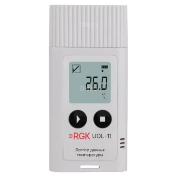 Логгер RGK UDL-11 цифровой, диапазон измеряемых температур от -30 до +70°C, с поверкой
