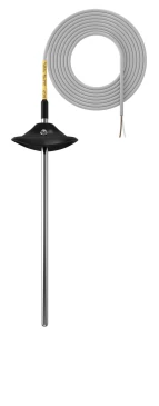 Датчик температуры RGP STANDART TU-K300 PT1000 канальный, длина гильзы – 300мм, диапазон измерения от -50°C до +130°C