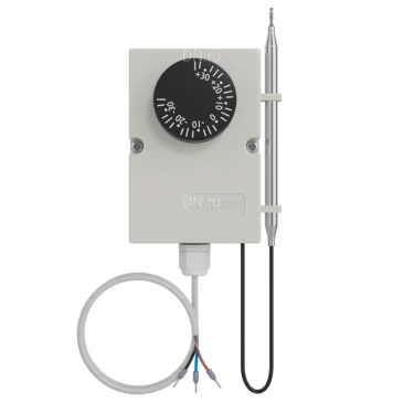 Реле температуры RGP TS-K-060 для помещений без капилляра, накладной, диапазон измерения от 0°C до +60°C, IP54, материал корпуса - АБС-пластик