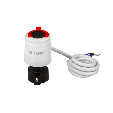 Электропривод Ридан TWA-AR, для клапанов RA, термоэлектрический, нормально закрытый, напряжение - 230В