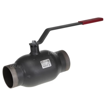 Кран шаровой Ридан JiP-R Standard WW Ду100 Ру16 цельносварной стандартнопроходной, двухходовой, углеродистая сталь 20, под приварку, рукоятка Кран шаровой Ридан JiP-R Standard WW Ду100 Ру16 цельносварной стандартнопроходной, двухходовой, углеродистая сталь 20, под приварку, рукоятка