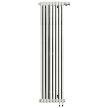 Радиатор стальной трубчатый RIFAR TUBOG Ventil 3180, 6 секций, 3 трубы, теплоотдача - 1920Вт, нижнее одностороннее подключение с термостатическим клапаном, цвет - RAL9016