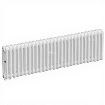 Радиатор стальной трубчатый RIFAR TUBOG Ventil 3042, 28 секций, 3 трубы, теплоотдача - 2128Вт, нижнее одностороннее подключение, с термостатическим клапаном, цвет - белый
