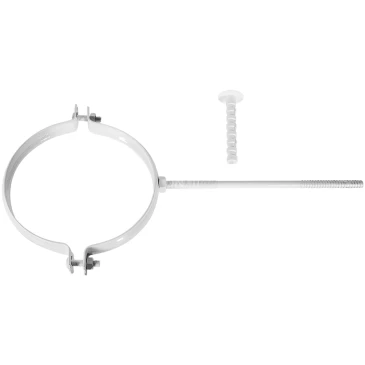 Крепление к стене ROMMER RCA-8125-000103 металлическое Ду125, цвет - белый