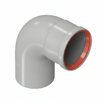 Отвод ROMMER RCA-0080-100090 Ду80 90° традиционный, материал - алюминий, тип соединения - папа-мама