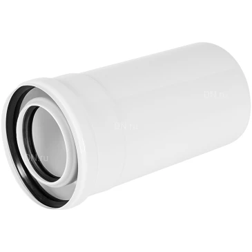 Удлинитель ROMMER RCA-8012-000250 Ду80х125 L=250мм конденсационный коаксиальный, материал - алюминий