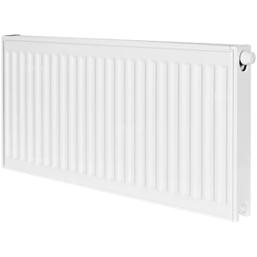 Радиатор стальной панельный ROMMER Ventil RRS-2020-214080, тип 21, 400х800мм, теплоотдача - 1152Вт, подключение - нижнее правое со вставкой вентильной термостатической, материал - сталь, цвет - белый
