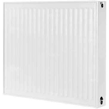 Радиатор стальной панельный ROMMER Ventil RRS-2020-226070, тип 22, 600х700мм, теплоотдача - 1772Вт, подключение - нижнее правое со вставкой вентильной термостатической, материал - сталь, цвет - белый