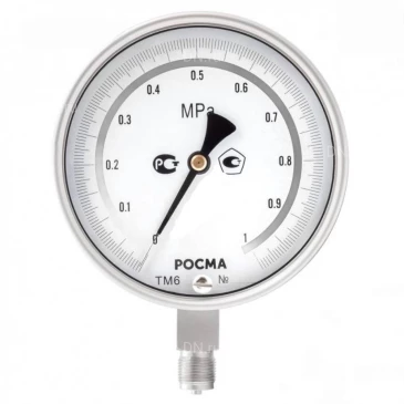 Мановакуумметр точных измерений Росма ТМВ-621РМТИ.00 (-0.1-2.4MPa) М20х1.5 0.4 ЗП коррозионностойкий виброустойчивый (готовый к гидрозаполнению) 150мм, тип - ТМВ-621РМТИ, радиальное присоединение, -0.1-2.4МПа, резьба М20х1.5, класс точности 0.4