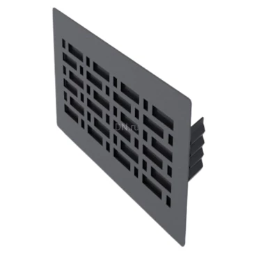 Решетка вентиляционная Россия 300х150мм напольная/стеновая, черная