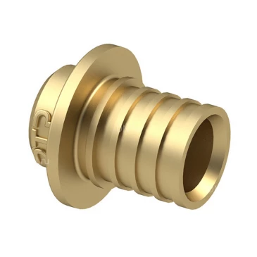 Заглушка РосТурПласт Ду20 Ру16 корпус - латунь, присоединение - аксиальное Заглушка РосТурПласт Ду20 Ру16 корпус - латунь, присоединение - аксиальное