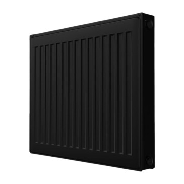 Радиатор панельный Royal Thermo COMPACT C21-500-1700 Noir Sable 3.488 кВт настенный, присоединение резьбовое - 1/2″, подключение - боковое, универсальное, стальной, цвет - черный