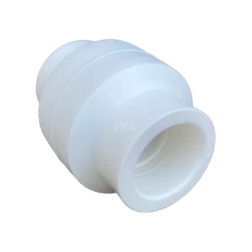 Клапан обратный PPR РВК Дн25 Ру25, материал корпуса - полипропилен, присоединение - под приварку
