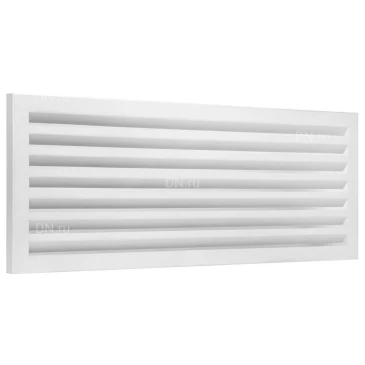 Решетка декоративная для клапана SHUFT SH 600_1000 прямоугольная, цвет - белый, корпус - оцинкованная сталь