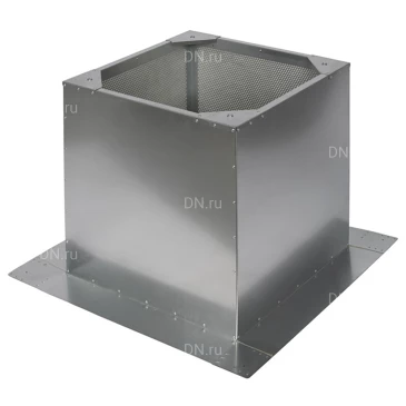 Короб крышный SHUFT RCS 220-311 c шумоглушением для вентилятора RMV, цвет - серый, корпус - оцинкованная сталь