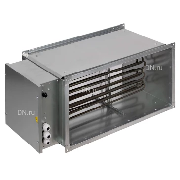 Воздухонагреватель канальный SHUFT EHR 600x300-24 электрический, корпус - оцинкованная сталь, мощность - 24кВт, производительность - 980м3/час, 400В