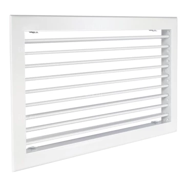 Решетка вентиляционная SHUFT 1 WA 300х150 настенная однорядная, материал - алюминий, белая