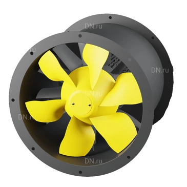 Вентилятор осевой SHUFT ALF 630-6D, мощность - 1245Вт, частота - 50Гц, корпус - сталь