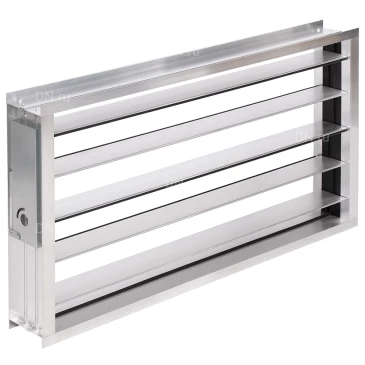 Клапан воздушный SHUFT DRr 1600х850 с подставкой под электропривод, прямоугольное сечение, типоразмер - 1600х850мм, корпус - алюминий