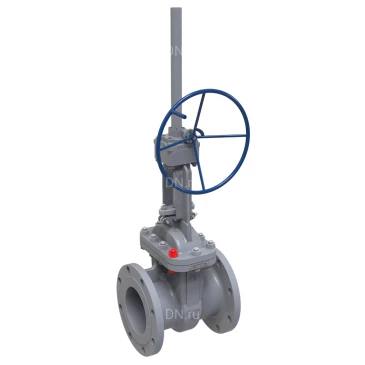 Задвижка клиновая 30с541нж СибЗТА Ду800 Ру16 фланцевая, корпус - сталь WCB, с механическим редуктором