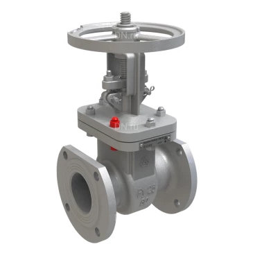 Задвижка клиновая 30нж64нж СибЗТА Ду200 Ру25 фланцевая, шпиндель - выдвижной, корпус - нержавеющая сталь AISI304, со штурвалом