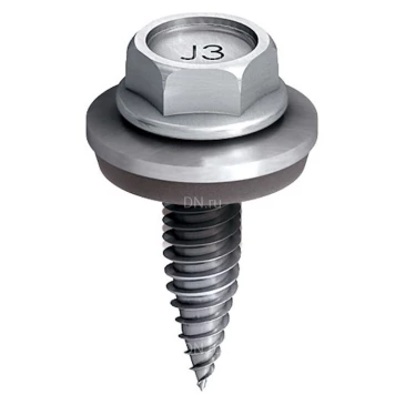 Шуруп самосверлящий EJOT SAPHIR JF3-2H-4.8х19 для продольных стыков, диаметр 4.8мм, длина 19мм, толщина соединительных деталей 0-4мм, материал - нержавеющая сталь А2, упаковка - 1000шт