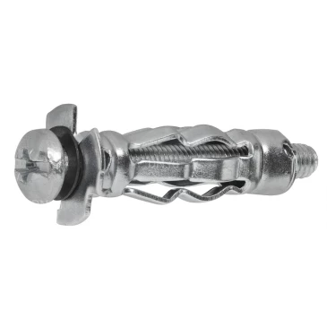 Анкер для листовых материалов SORMAT MOLA резьба М4, диаметр отверстия 8мм, максимальная толщина листа 13мм, материал - металл, упаковка - 50шт