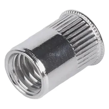 Заклепка резьбовая SORMAT M6 с уменьшенным бортом, толщина скрепляемого материала 0.5-2.5мм, длина - 14мм, материал - сталь, упаковка - 500шт