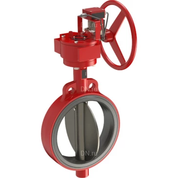 Затвор дисковый Спецавтоматика 3т 250/1,6(Р)-Ф.У3.1-АМК-250v1 Ду250 Ру16 межфланцевый, корпус - чугун, с ручным приводом, с контролем положения УКПЗА