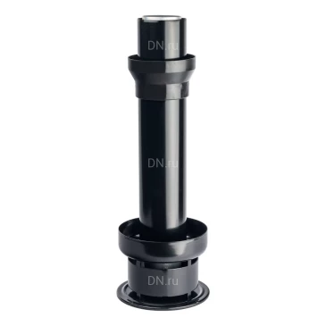 Адаптер STOUT SCA-0080-800001 вертикальный с Ду80х100 на Ду80х100, материал - алюминий, L= 584мм, утепленный, финальный участок