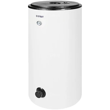 Бойлер косвенного нагрева STOUT OptiBase SWH-2110-200300 напольный с двумя теплообменниками, объем - 300л, мощность - 38.5+55.6кВт, корпус - эмалированная сталь, Tmax 80°C