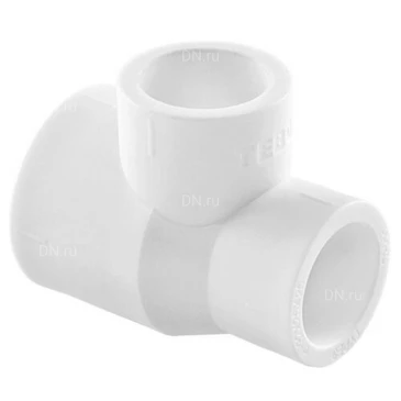 Тройник PPR TEBO Дн40х20х40 Ру20 переходный, материал корпуса - полипропилен, присоединение - под приварку