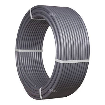 Труба TEBO PE-x EVOH Дн20х2.8 Ру10 из сшитого полиэтилена с антикислородным барьером, бухта - 100м, цвет - серый