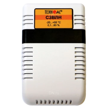 Смарт-зонд ТЕХНО-АС СЗВЛН настенный, диапазон измерения температуры от -20°C до +55°C, диапазон измерения влажности 0.1-100%