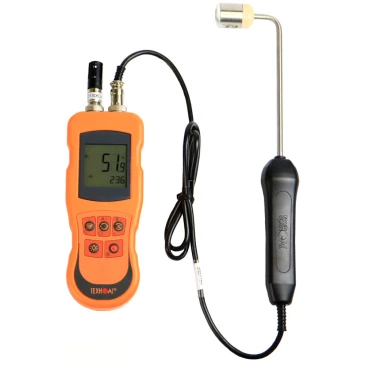 Термометр ТЕХНО-АС ТК-5.11 цифровой контактный, двухканальный, без зондов, диапазон измеряемых температур -100-1800°С