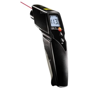 Пирометр Testo 830-T1 с 1-точечным лазерным целеуказателем, диапазон измеряемых температур от -30 до +400°C