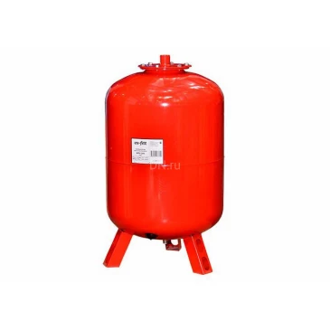 Расширительный бак Uni-Fitt WRV Ру10 500л мембранный, для систем отопления, корпус - сталь, цвет - красный